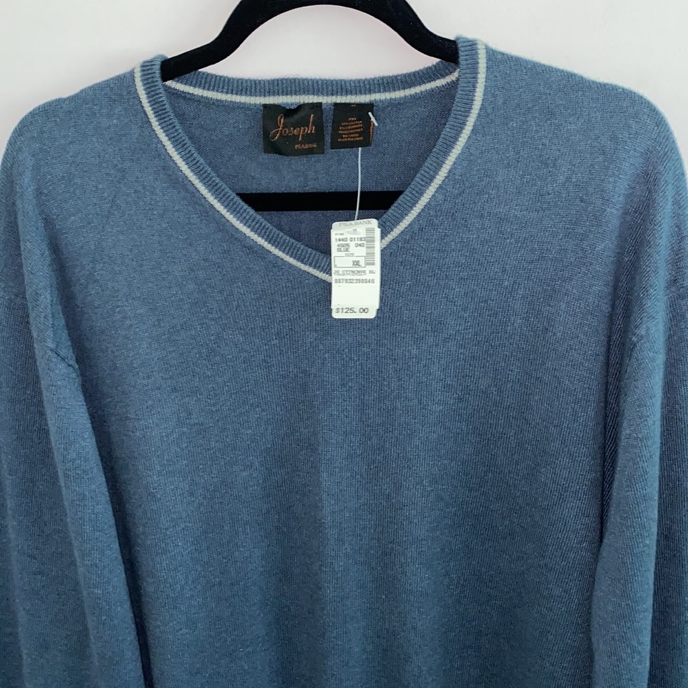 NWT Jos.A.Bank XXL Blue Sweater